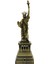 Vintage Metal Usa Özgürlük Heykeli Biblo Antik Bronz 18 cm 5
