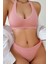 Kadın Somon Seamless Tanga Sütyen Takım 4