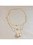 İnci Kolye, İncili Kolye, Barok İnci Kolye, Kararmaz Altın Kaplama Zincir Kolye, Kadın İnci Kolye, Vintage Choker İnci Kolye, Altın Kaplama Zincirli İnci Kolye, Hediyelik Kolye 2