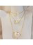 İnci Kolye, İncili Kolye, Barok İnci Kolye, Kararmaz Altın Kaplama Zincir Kolye, Kadın İnci Kolye, Vintage Choker İnci Kolye, Altın Kaplama Zincirli İnci Kolye, Hediyelik Kolye 4