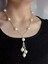 Inci Kolye, Incili Kolye, Barok Inci Kolye, Kararmaz Gümüş Kaplama Zincir Kolye, Kadın Inci Kolye, Vintage Choker Inci Kolye, Gümüş Kaplama Zincirli Inci Kolye, Hediyelik Kolye 2