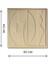 Minimalist Dekorasyon Için 3D Kum Dokulu Soyut Sanat Tablosu, Evinize Derinlik KATIN-Sis Bulutu90X90T3D4-40710 2