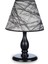 Bush Siyah Metal Ayaklı Gri-Siyah Abajur 1