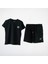Siyah Tişört ve Şort Takım 2