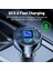 LED Dijital Ekranlı 2 USB + 2 Type C Portlu Hızlı Araç Şarjı -Beyaz 2