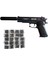 Susturuculu Metal Boncuk Atan 30CM Tabanca + 20 Paket Boncuk 2
