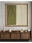 Minimalist Dekorasyon Için 3D Kum Dokulu Soyut Sanat Tablosu, Evinize Derinlik KATIN-90X90YEŞIL-EKRU-T3D4-4080105 1