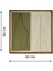 Minimalist Dekorasyon Için 3D Kum Dokulu Soyut Sanat Tablosu, Evinize Derinlik KATIN-90X90YEŞIL-EKRU-T3D4-4080105 2