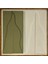 Minimalist Dekorasyon Için 3D Kum Dokulu Soyut Sanat Tablosu, Evinize Derinlik KATIN-90X90YEŞIL-EKRU-T3D4-4080105 3