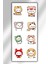 3 Lü Kawaii Sticker Set 40 + Çıkartma - Telefon Laptop Notebook Tablet Defter Matara Stiker Etiket 3