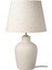 Blidvader Abajur Modern Bohem Abajur Kırık Beyaz 50 cm Seramik Abajur 1
