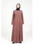 Yaprak Detaylı Kahve Ferace 3487 3