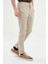 Düz Super Slim Fit Beli Lastikli Ipli Erkek Pantolon 2