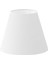 Beyaz Lambader Başlığı Çap 35 cm Kumaş Konik AB846 1