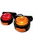 10 Adet Neon Ledli Takoz Lamba 12-24 Volt Sarı-Kırmızı 2