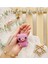 Amigurumi Sevimli Yavru Ayı Oyuncak ve Anahtarlık Pembe 6 cm (1 Adet) 1