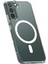 Samsung Galaxy S22 Plus Kılıf Magsafe Kılıf Özellikli Mıknatıslı Kılıf Şeffaf Silikon - Şeffaf 2