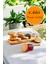 Mithra Life 4 Adet Ahşap Saplı Standlı Mika Şeffaf Sunumluk Sosluk Reçellik Çerezlik MIT1152 5
