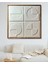 Minimalist Dekorasyon Için 3D Kum Dokulu Soyut Sanat Tablosu, Evinize Derinlik KATIN-90X90-BEYAZ-T3D4-4021 1
