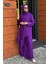 Pantolonlu Takım 25S3012 Mor 1