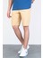 Erkek Bej Baggy Fit Rahat Kesim %100 Pamuk Denim Loose Jeans Kot Şort Martin-Bej 1