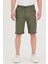 Erkek Slim Fit Keten Chino Şort 1