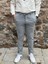6649 Erkek Likralı Slim Fit Beli Lastikli Ipli Çelik Kumaş Rahat Jogger 2