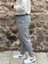 6649 Erkek Likralı Slim Fit Beli Lastikli Ipli Çelik Kumaş Rahat Jogger 5