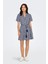 Kadın Jdyanna Belden Bağlamalı Kısa Kollu %100 Pamuk Elbise 15351014 Lacivert 1