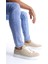 SLW165 Elite Bağcıklı Süet Erkek Günlük Sneaker Ayakkabı Sbt - Krem 1