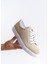 SLW165 Elite Bağcıklı Süet Erkek Günlük Sneaker Ayakkabı Sbt - Krem 2