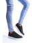 SLW165 Elite Bağcıklı Cilt Erkek Günlük Sneaker Ayakkabı Cbt - Siyah 4