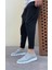 BA0003 Bağcıklı Klasik Spor Gri Renk Keten Yüksek Taban Casual Erkek Ayakkabı 1
