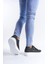 SLW155 Warrior Bağcıklı ve Fermuarlı Cilt Erkek Günlük Sneaker Ayakkabı Cbt - Siyah 3
