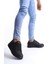 SLW151 Boost Bağcıklı Cilt Erkek Günlük Sneaker Ayakkabı Cst - Siyah 1