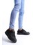 SLW151 Boost Bağcıklı Cilt Süet Erkek Günlük Sneaker Ayakkabı Csst - Siyah 4