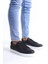 SLW166 Prestige Bağcıklı Cilt Kapitone Desenli Erkek Günlük Sneaker Ayakkabı Cbt - Siyah 1