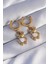 316L Çelik Gold Renk Teddy Model Küpe 1