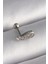316L Çelik Gümüş Renk Zirkon Taşlı Kanat Tragus Piercing 1