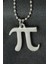 Pi Sayısı Tasarımlı Metal Erkek Kolye 2
