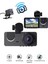 Araç Içi Wi-Fi Kamera Hd 3 Kameralı 7/24 Kayıt G-Sensör Mobil Uygulama Ile Canlı Takip Black Box 1