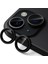 Apple iPhone 15 / Apple iPhone 15 Plus Raze Metal Kamera Lens Koruyucu 1