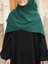 Tesettür Hijab Medine Ipeği Eşarp Zümrüt Yeşili 3