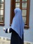 Tesettür Hijab Medine Ipeği Eşarp Indigo 1