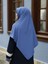 Tesettür Hijab Medine Ipeği Eşarp Indigo 2