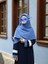 Tesettür Hijab Medine Ipeği Eşarp Indigo 4