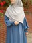 Tesettür Hijab Medine Ipeği Eşarp Krem 1