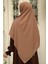 Tesettür Hijab Medine Ipeği Eşarp Camel 2
