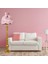 Vintage Ahşap Gold Ayak Pudra Pembe Lambader Püskül Süsleme 170 x 45 cm LM10422 4