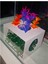 Balık Mağarası Gezinme Gizlenme Alanı 12X10X8 cm Yapay Bitkiler Dahil 2
